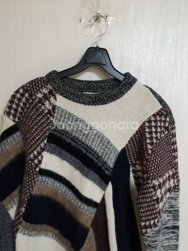 여성 시스템 모.알파카 앙고라 박시니트 (95)--2