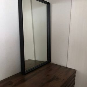 까사미아 원목 거울 거의새제품 깨끗 블랙원목