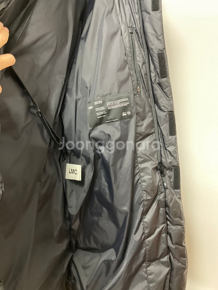 LMC 오버핏 롱패딩--7