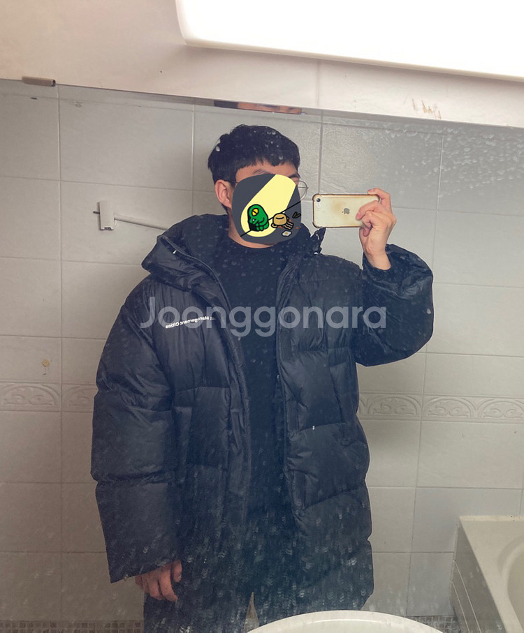 LMC 오버핏 롱패딩--8