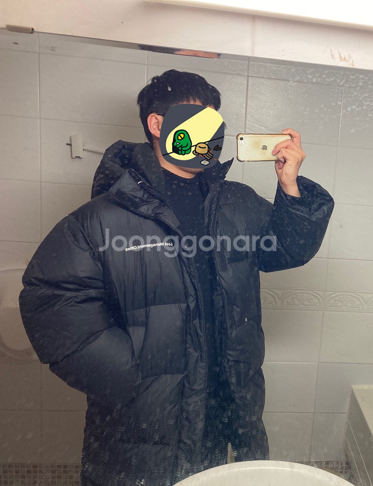 LMC 오버핏 롱패딩--9