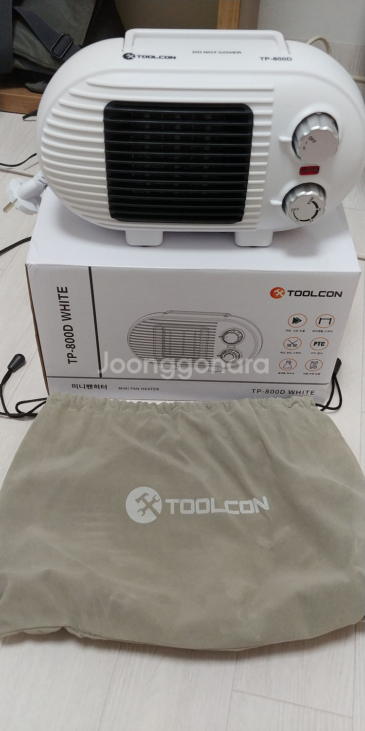 가정용 캠핑용 미니 온풍기 새상품 입니다.--0