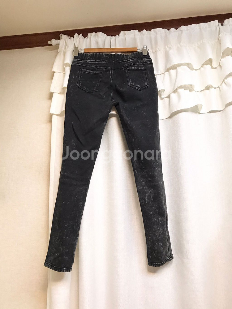 m사이즈ㅡ두툼한 밴딩 기모 청바지--1