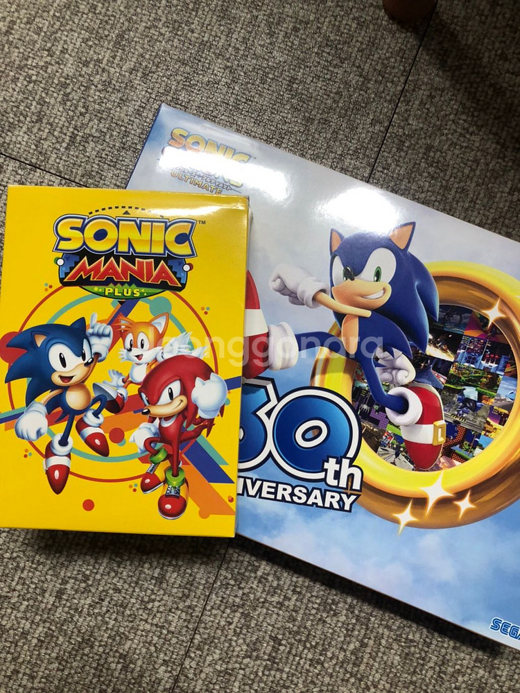 소닉 컬러즈얼티밋(일판)+소닉매니아 스위치판--0