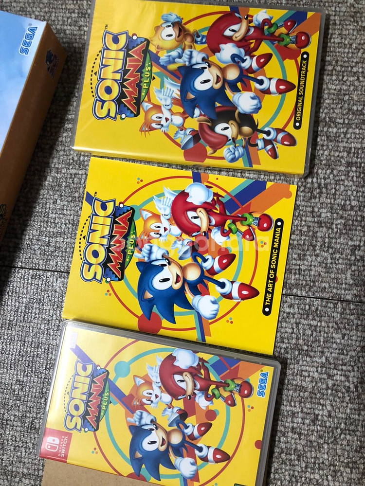 소닉 컬러즈얼티밋(일판)+소닉매니아 스위치판--2