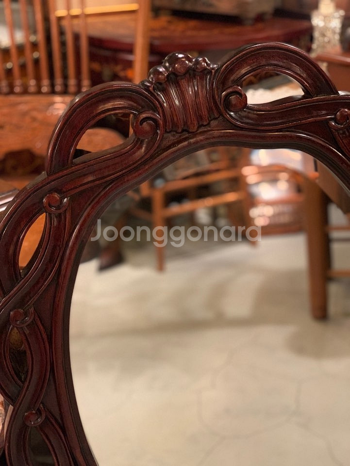 엔틱벽걸이거울,원목거울,수입거울,빈티지벽거울--2