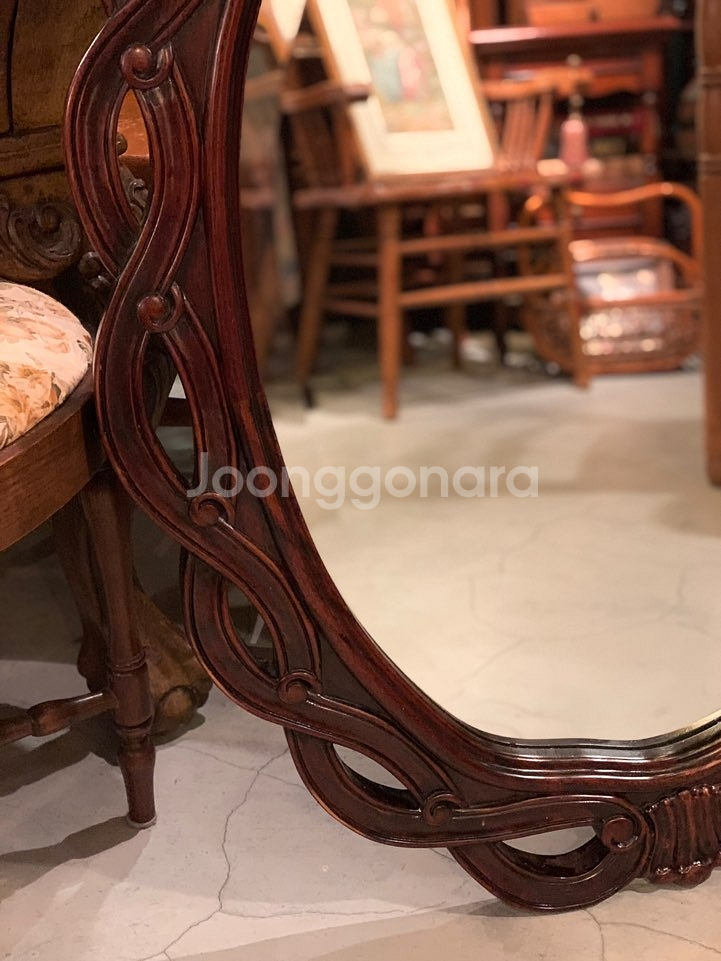 엔틱벽걸이거울,원목거울,수입거울,빈티지벽거울--5