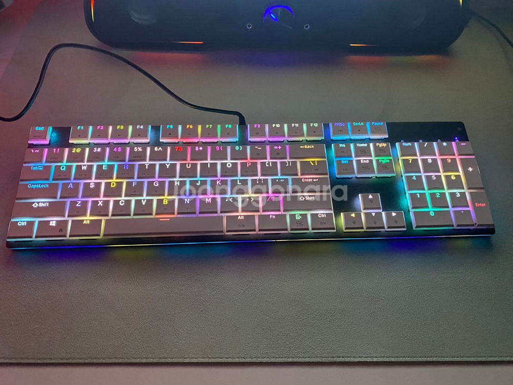 마이크로닉스 MANIC K940 RGB 백축 키보드--0