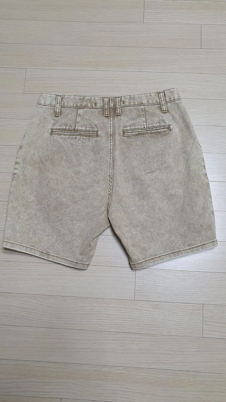 보이핏 빈티지워싱 데님반바지 이미지