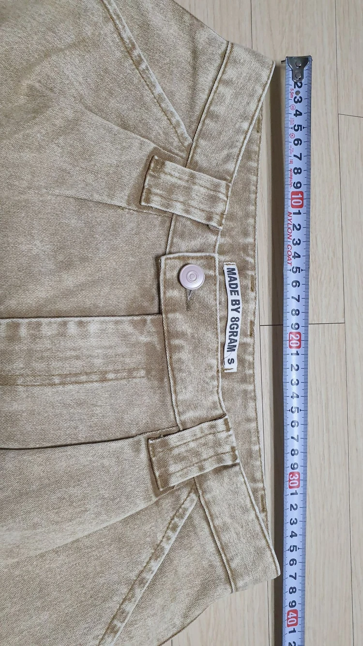 보이핏 빈티지워싱 데님반바지 이미지