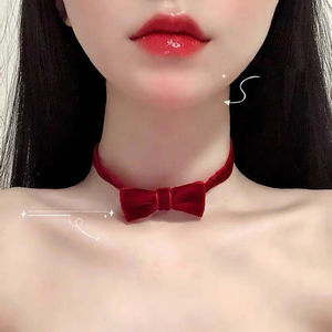 코스프레 벨벳목걸리