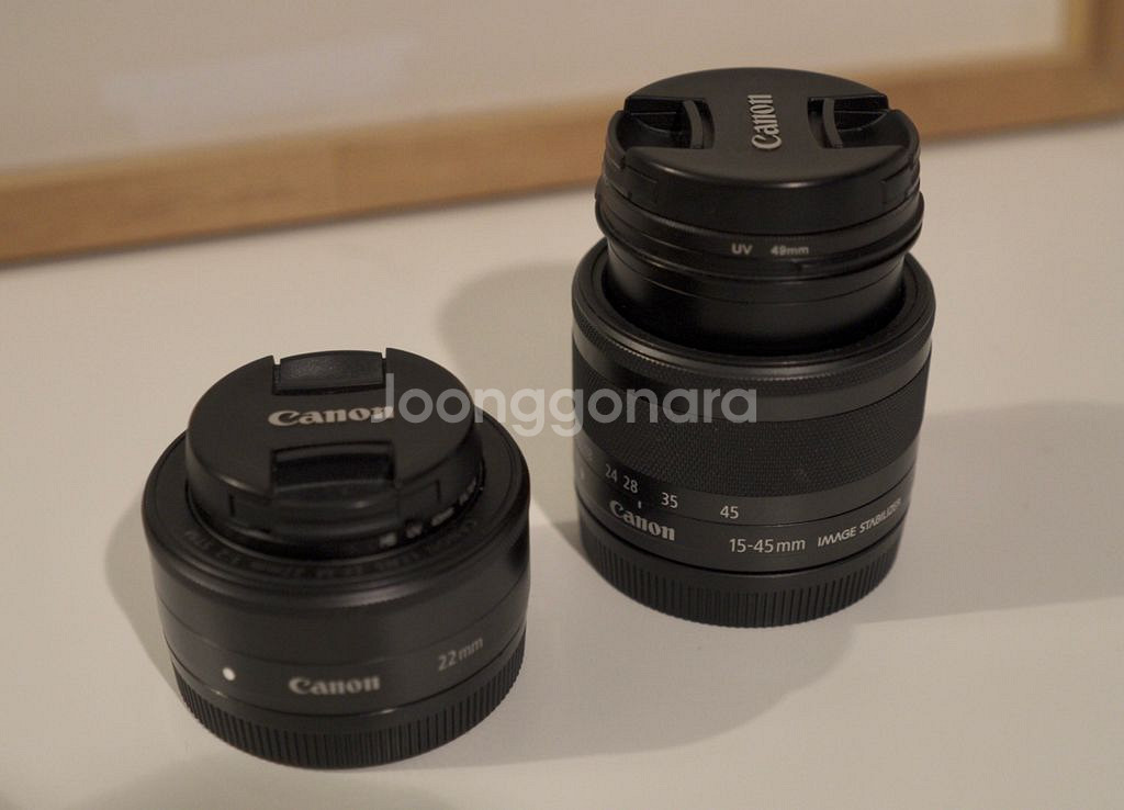캐논 Canon m6 바디+ 렌즈 2개+ 구성품--4