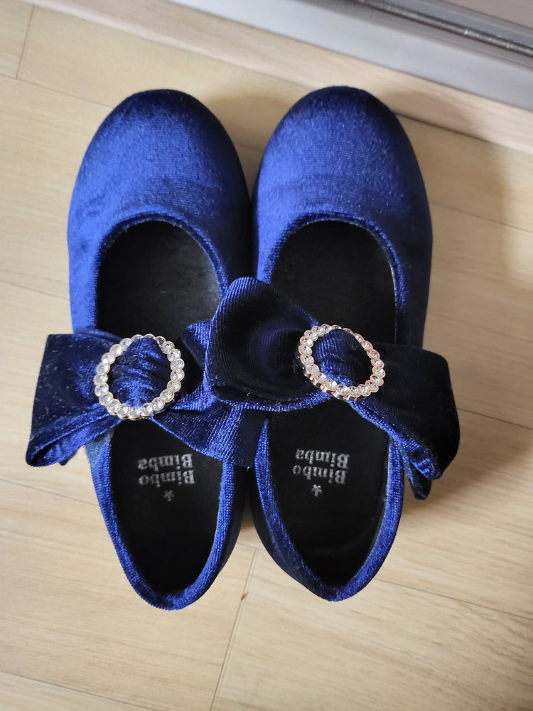 여아구두 벨벳플랜--1