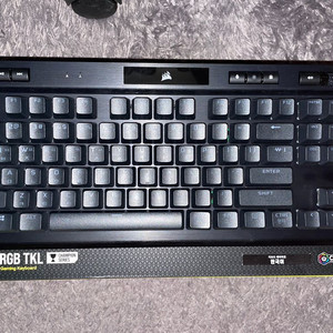 커세어 k70 RGB TKL 챔피온 적축