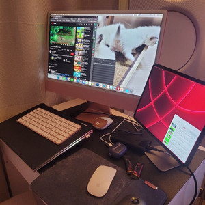 아이맥m1 기본 레드/핑크 (애케플)