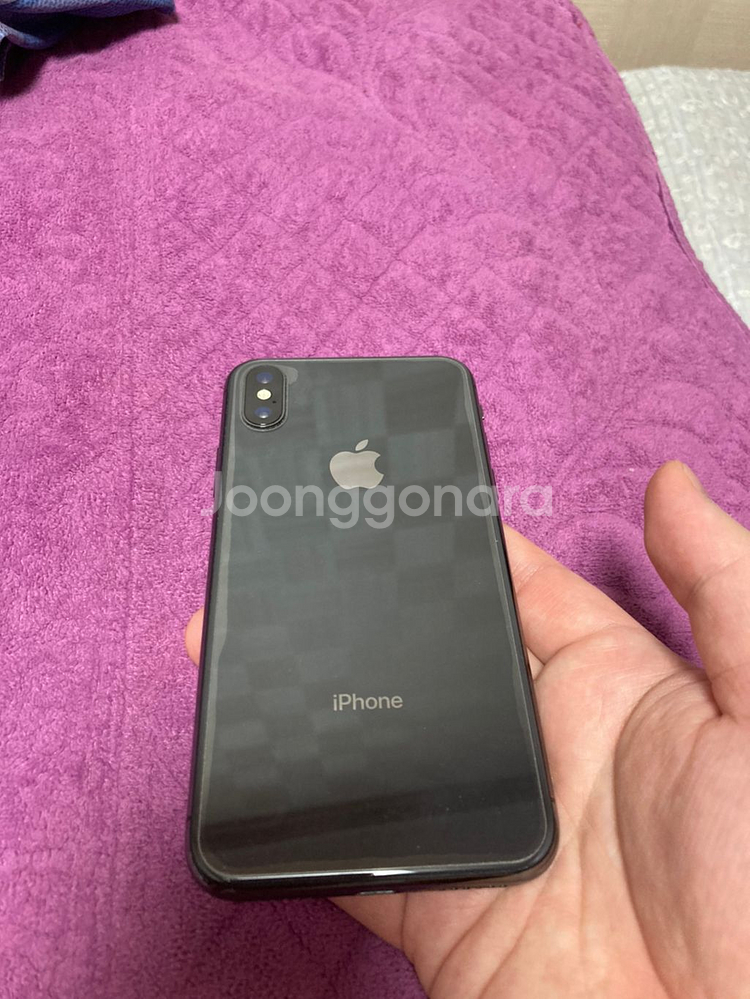 아이폰X 64G 스페이스그레이 S급 풀박스 팝니다--2