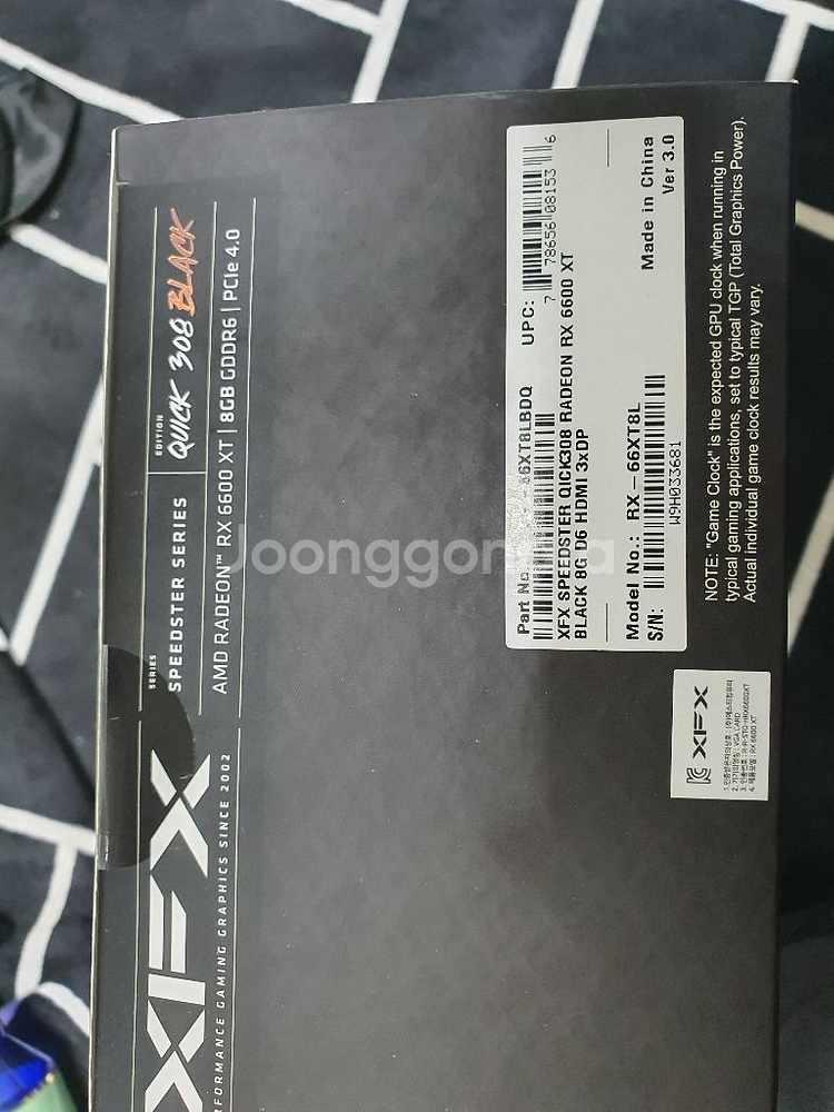 6600xt 미개봉 quick 308--1