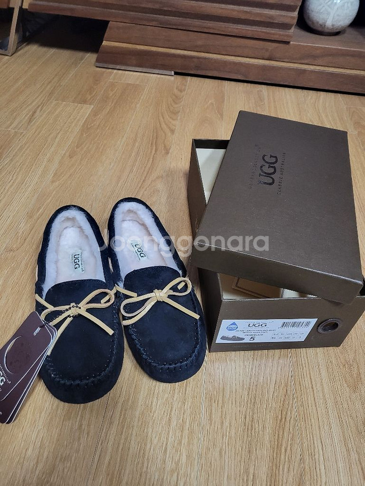 UGG 어그 양털 모카신 로퍼 여성용 털신 호주직구--3