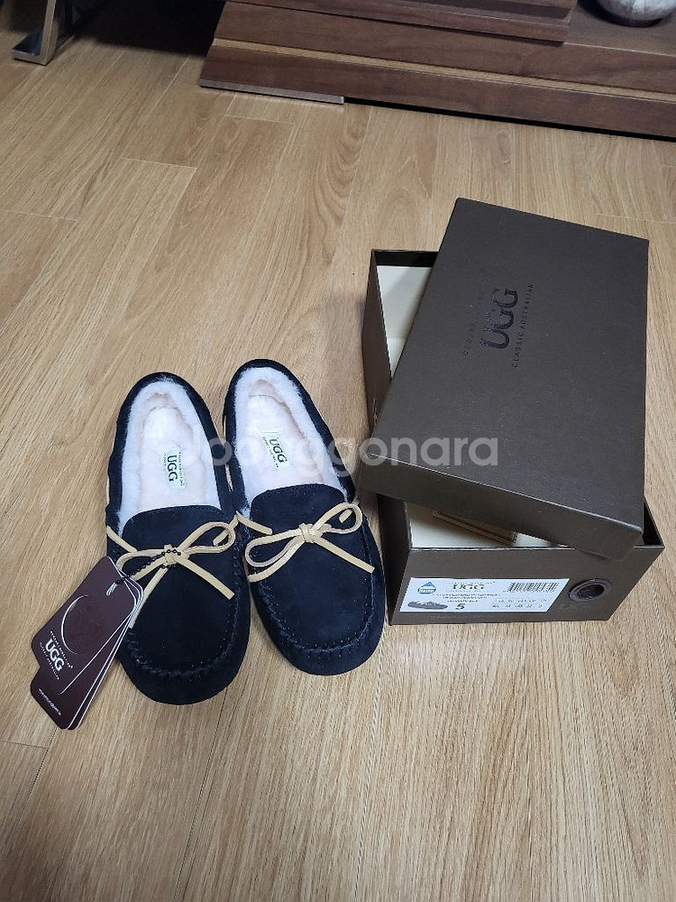 UGG 어그 양털 모카신 로퍼 여성용 털신 호주직구--4