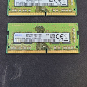 노트북용ram DDR4 8G(2개) 판매