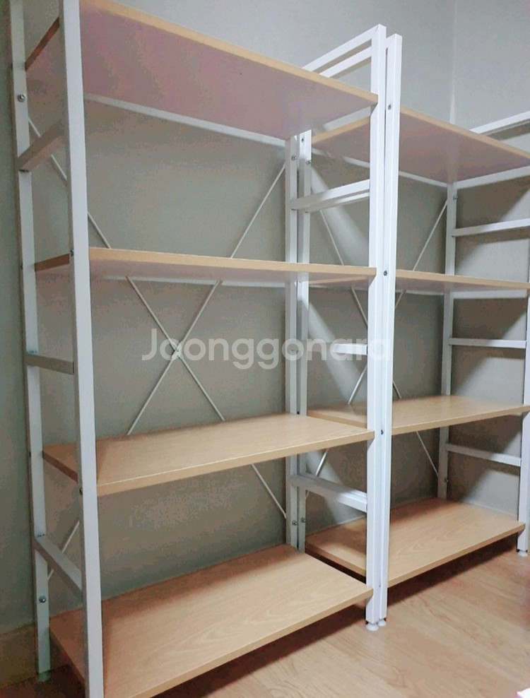 이케아책장 디자인 다용도선반 화이트 새상품--2