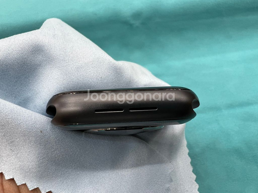 애플워치6 44mm GPS+셀룰러 블랙 풀박스 판매--5