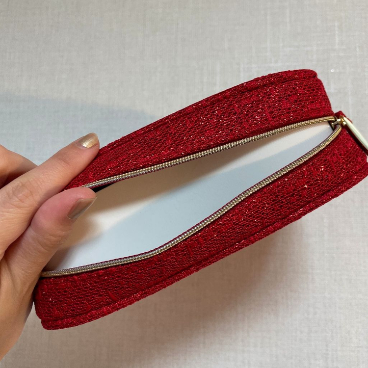 샤넬 CHANEL 레드펄 코스메틱 파우치 한정 새상품 이미지