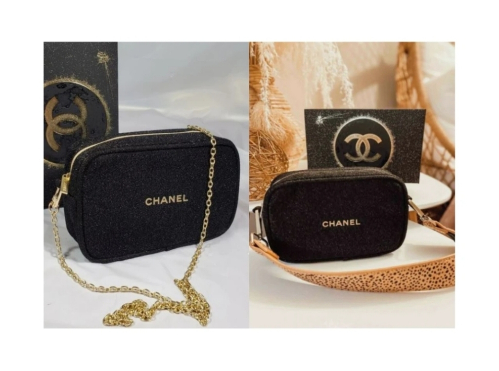 샤넬 CHANEL 레드펄 코스메틱 파우치 한정 새상품 이미지