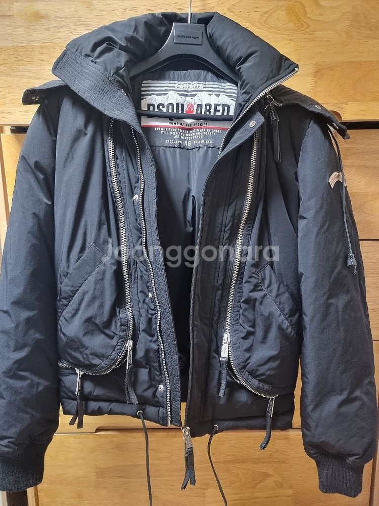 디스퀘어드 09fw 지퍼 숏패딩--0