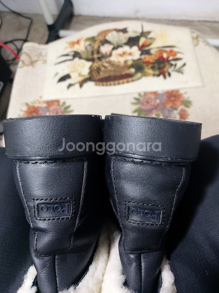210 폴로랄프로렌 가죽 털워커 상태A--9