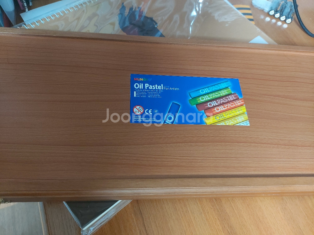 문교 오일파스텔 72색 거의 새상품--3