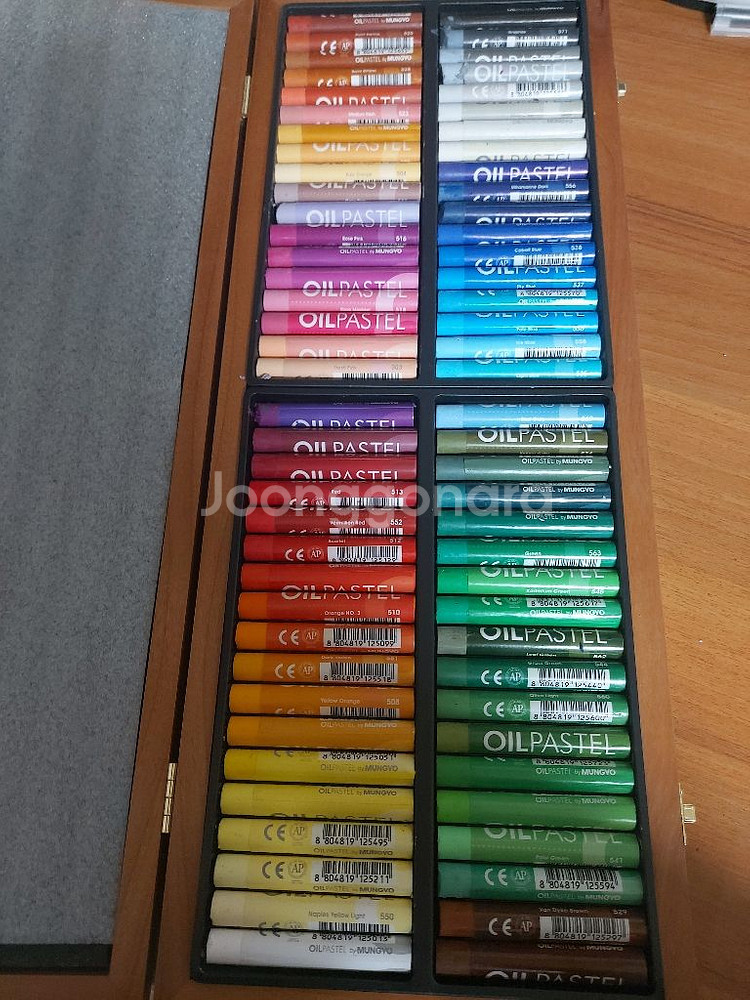 문교 오일파스텔 72색 거의 새상품--1