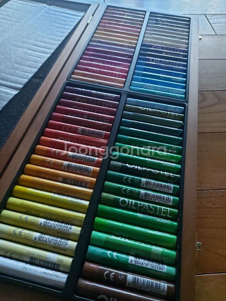 문교 오일파스텔 72색 거의 새상품--5