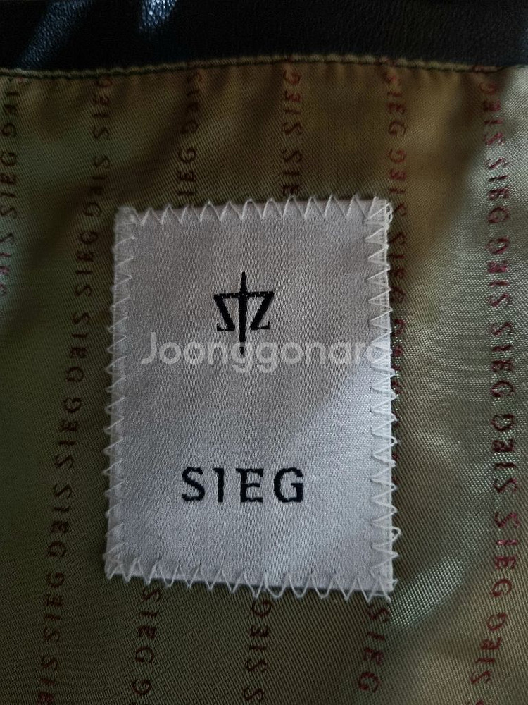 105)지이크 SIEG 백화점판 남성 력셔리양가죽--3