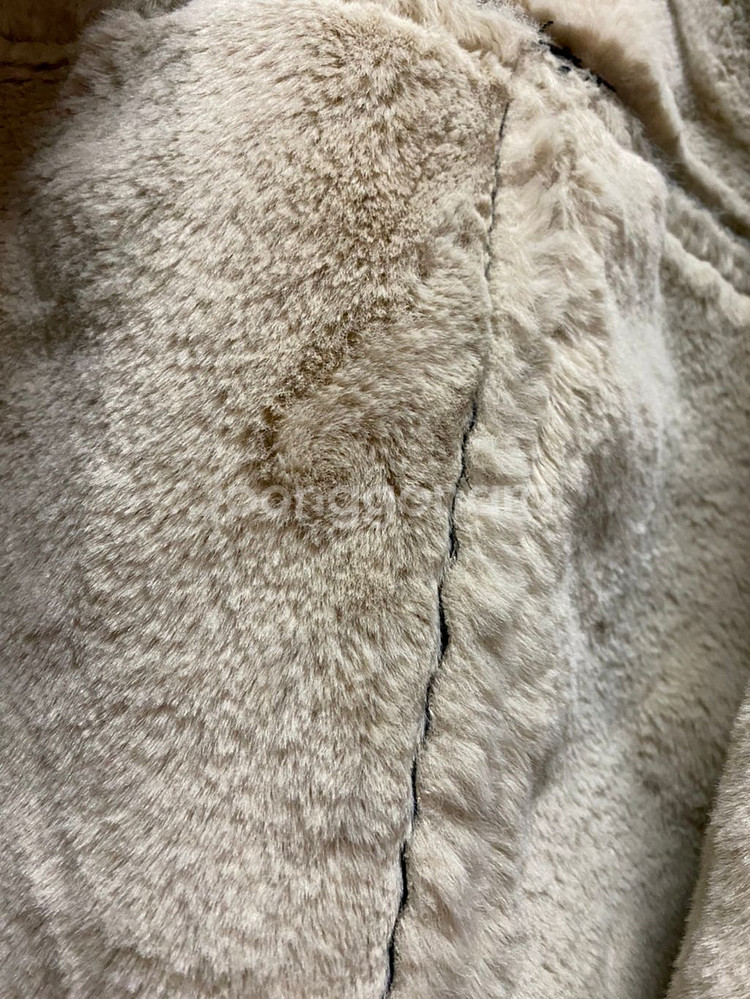 H&M무스탕 페이크밍크털 S--2