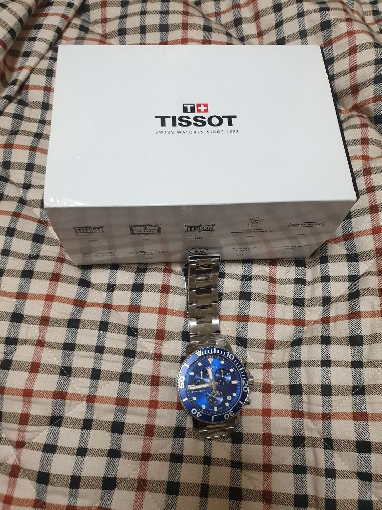 티쏘씨스타1000 블루 풀박스 판매합니다--1