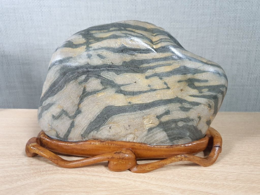 수석 돌 남한강 미석 바위경 무늬석