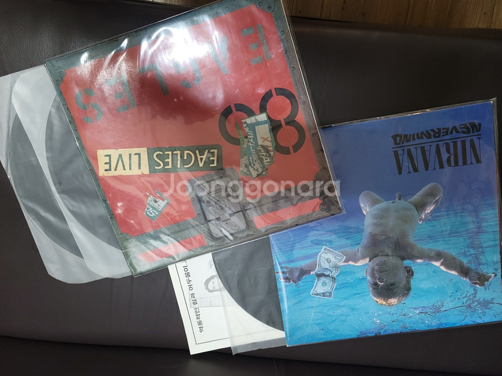 너바나ㆍ이글스 라이브2 lp--1