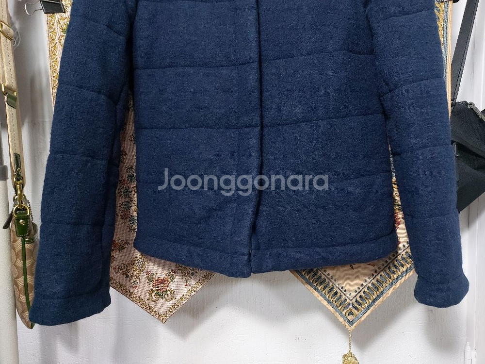 85 베네통 울 블렌드 패딩 자켓--2