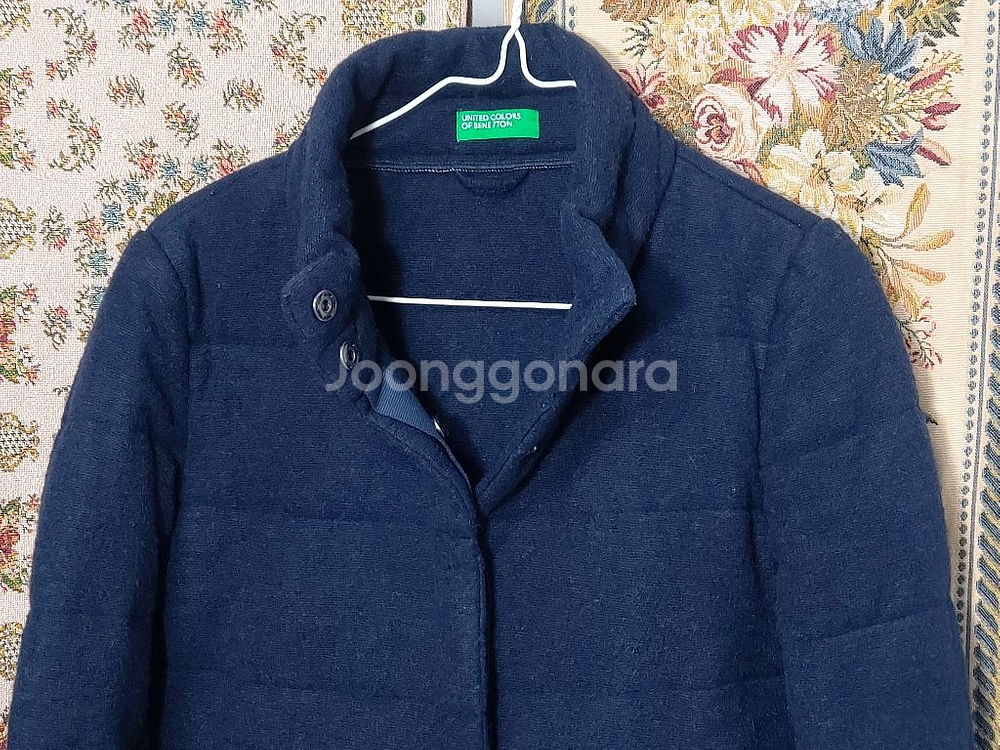 85 베네통 울 블렌드 패딩 자켓--3