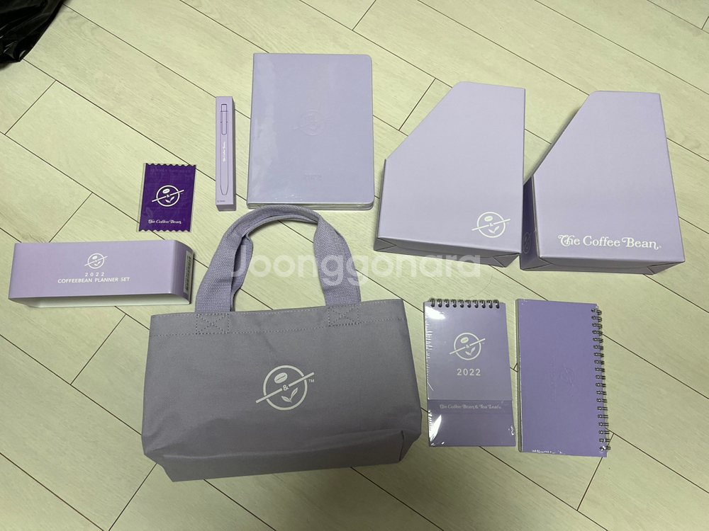 [새상품] 2022 커피빈 다이어리세트--0