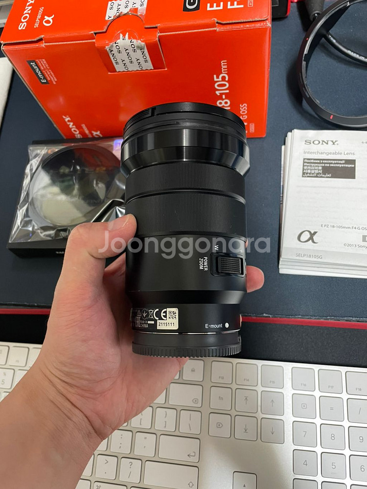 sony sel18105g 카메라렌즈 풀박스--2