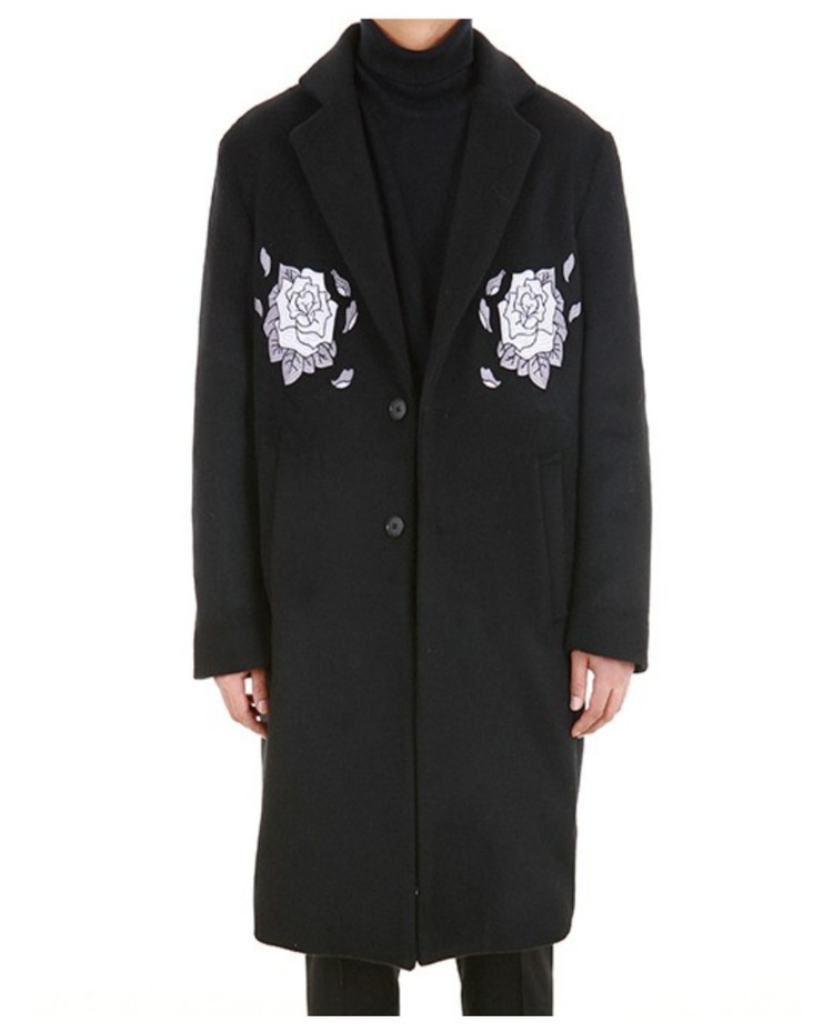 랑베르시오 플라워 싱글코트 (울자수) 팝니다 이미지