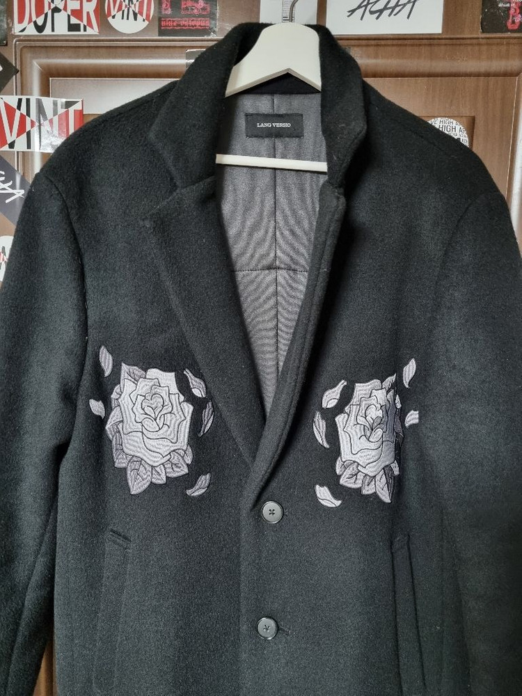 랑베르시오 플라워 싱글코트 (울자수) 팝니다 이미지