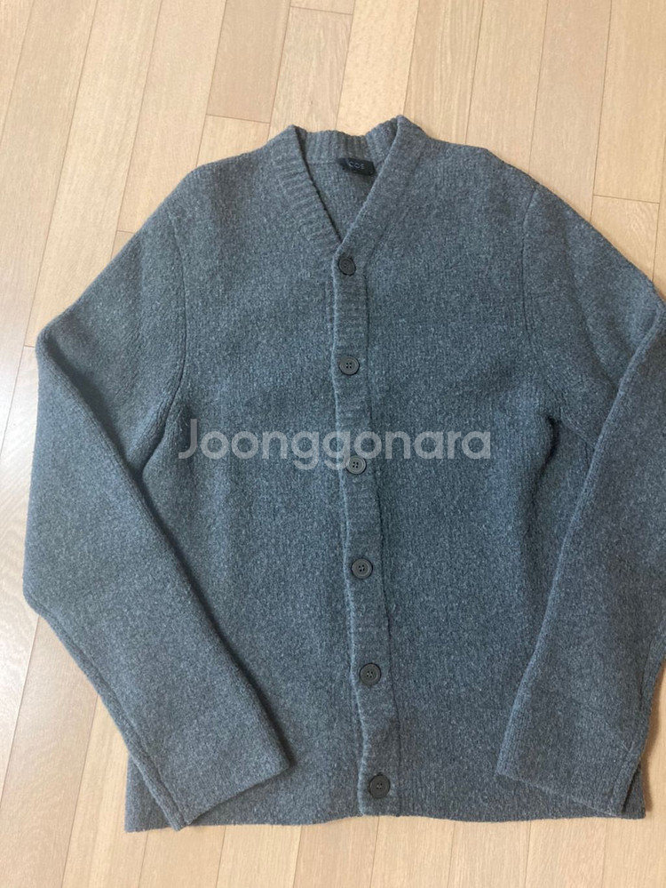 (마지막가격)코스 메리노 울 믹스 가디건 그레이 s--1