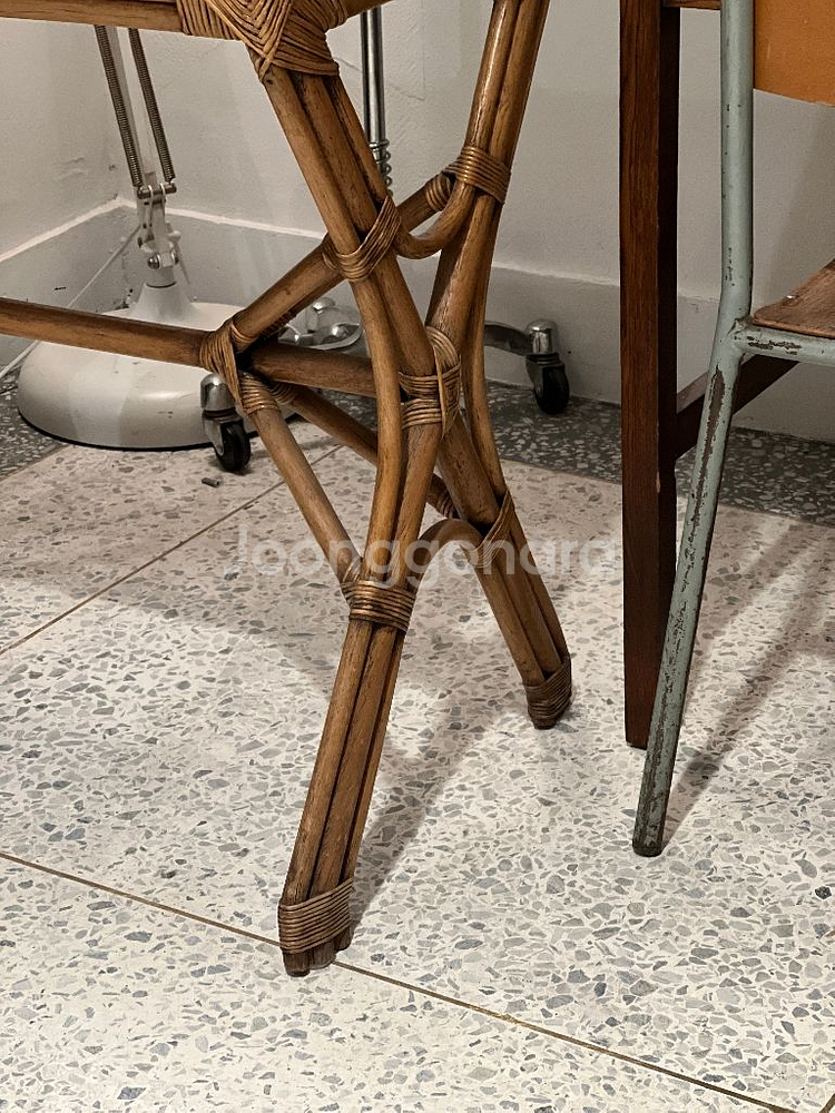 레트로등나무트레이선반,빈티지가구,등가구--5