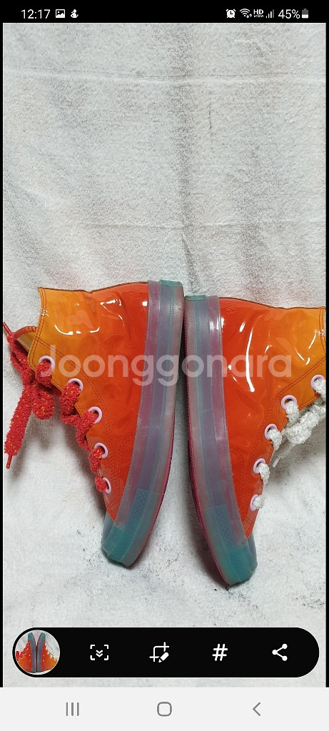 정품 컨버스jw앤더슨합작품 쿰쿠밧트하이280--3