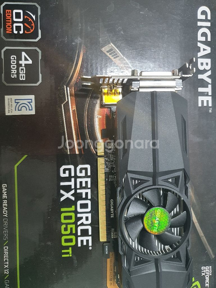 GIGABITE GTX 1050TI 4GB그래픽카드판매 | RAM/VGA/SOUND | 중고나라