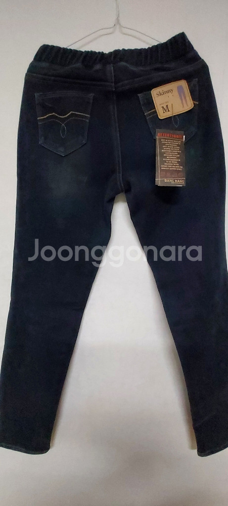 뱅뱅 밴딩기모청바지 28사이즈 새상품--2