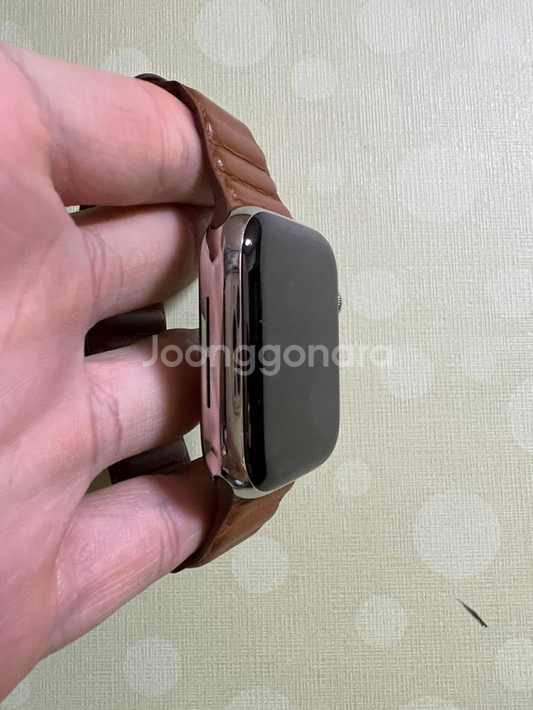 애플워치6 44mm 실버 스테인리스--2